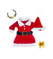 Noel Yılbaşı Kostümü Elbisesi Unisex Kırmızı