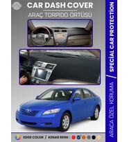 TOYOTA CAMRY (2006-2012) Torpido Örtüsü Ön Göğüs Halı Torpido Koruma Tam Uyum Çatlamayı Önler Kaymaz