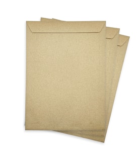 Zarf A4 boyutunda Kraft Torba Zarf 24x32 cm - 50 Adet
