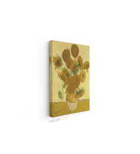 Dikey Kanvas Tablo Salon Duvar Tablosu Vangogh 136 Yeni Ev Hediyesi Ofis Tablosu