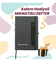 Kişiye Özel Kalem Hediyeli Mıknatıslı Defter