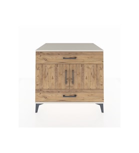 Kronos Şifonyer 2 Raflı 2 Çekmeceli 2 Kapaklı 88x59x80 Aytaşı-Çam