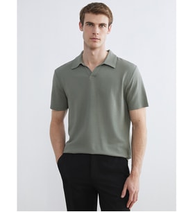 LC WAIKIKI Yeşil Polo Yaka Erkek Tişört