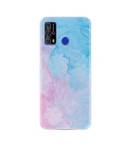 Reeder P13 Blue Max Pro Lite Kılıf Resimli Desenli Baskılı Silikon Kılıf Pink Blue Abstract 1385