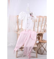 Babyhola Kız Çocuk Şık Bayramlık Mezuniyet Takım 0911 (Pembe)