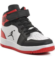 Cool Haykat Erkek Çocuk Günlük Sneaker Spor Ayakkabı (Siyah-Kırmızı)