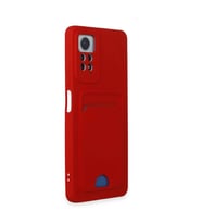 Note 12 Pro 4g Kılıf Kelvin Kartvizitli  - Kırmızı
