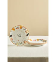 Cat Cake 6 Parça Opal Cam Pasta Seti 19 cm (Çok Renkli)