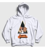 Presmono Unisex Beyaz Cover Film Otomatik Portakal A Clockwork Orange Kapüşonlu Sweatshirt 242083tt