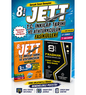 8.Sınıf Jett TC İnkılap Tarihi ve Atatürkçülük Fasikülleri -3 Fragman Deneme