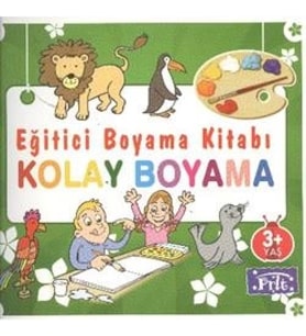Eğitici Boyama Kitabı - Kolay Boyama