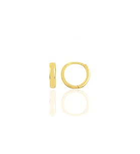 Gümüş altın yaldızlı 11 mm halka küpe Tragus Piercing Helix Kıkırdak Küpesi