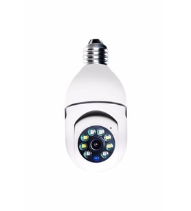 Pazariz Wifi 360 Panoramik Ampul Kamera Gece Görüş Ses Akıllı Hareket Algılayıcı