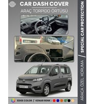 TOYOTA PROACE CITY (2019-2024) Torpido Örtüsü Panel Halısı Torpido Koruma Tam Uyum UV Koruma Kaymaz