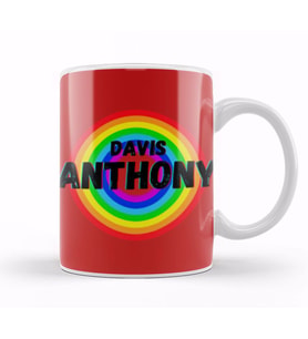 Anthony Davis   Basketball gifts Vintage Retro Rainbow Quotes For BOYS AND Dad Kupa Bardak Porselen