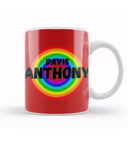 Anthony Davis   Basketball gifts Vintage Retro Rainbow Quotes For BOYS AND Dad Kupa Bardak Porselen