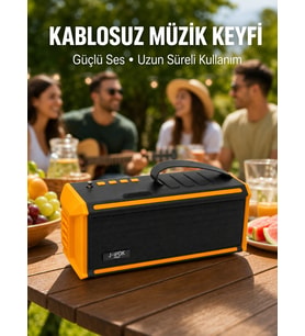 Taşınabilir J-Ipox P520 1200 Mah Hoparlör Mikrofonlu Yeni Nesil