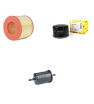 Filtre Bakım Seti Renault Megane I 2.0 Beygir 1996-2001 Hava + Yağ f. + Yakıt Filtre Bosch