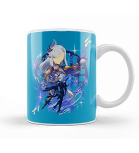 Genshin Impact Shenhe Pop Kupa Bardak Porselen