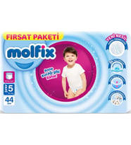 Molfix Külot Bebek Bezi Beden:5 (12-17KG) Junior 44 Adet Fırsat Pk