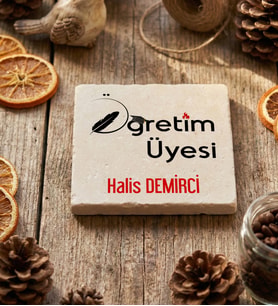 Kişiye Özel Öğretim Üyesi Bardak Altlığı Öğretmenler Günü Hediyesi (Krem)