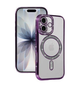 Apple iPhone 17 Joke Simli Magneticsafe Kılıf - Derin Mor
