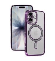 Apple iPhone 17 Joke Simli Magneticsafe Kılıf - Derin Mor