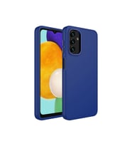 Samsung Galaxy A04S Uyumlu Kılıf Metal Çerçeve ve Buton Tasarımlı Silikon Zore Luna Kapak
