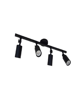 MYLİGHTS  METAL HAREKLİ LED SPOT AVİZE APLİK ARMATÜR GÜNIŞIĞI LED AMPUL DAHİLDİR (Siyah)