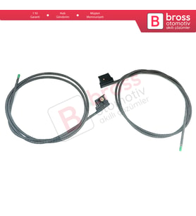 Mercedes W203 W211 C209 C215 C219 A2157800589 A2157800689 için Sunroof Tamir  Halat Teli Sağ Sol