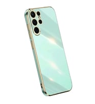 Samsung Galaxy S24 Ultra Kılıf Volet Silikon - Açık Yeşil
