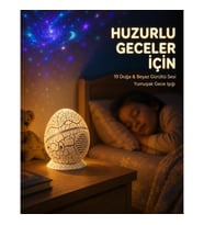 Mey İthalat® 14 Renkli Nebula Yıldız Projektör + Müzik + Gürültü Cihazı + Zamanlayıcılı