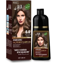 Jaja Saç Pigment Şampuanı (Beyazlar Için Şampuan Boya) No:6 Koyu Kumral  300 ml