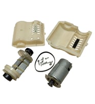 DC 12-24V Kutulu Güçlü Titreşim Motoru Kasnak Kayış Rulman Mil Sistemi Öğrenci Hobi Deney Seti - Demonte(Montesiz)