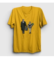 Presmono Unisex Sarı Walk Film Leon T-Shirt 247363tt (Sarı)