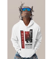 Itachi Uchiha Naruto Baskılı Unisex Oversize Anime Karakter Hoodie