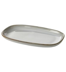 Kayık Tabak, Gri, 20x13 cm