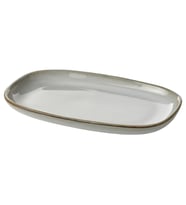 Kayık Tabak, Gri, 20x13 cm