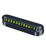 Pm-17895 Araç Park Numaratörü Oto Ön Cam Numaratör Telefon Numarası Yazma Aparatı Fosforlu