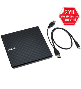Asus Lite 8X SDRW-08D2S-U Siyah Usb2.0 Harici