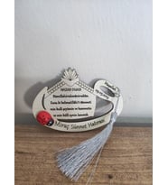 Ahşap Vav Bebek Magneti, Mevlit, Sünnet, Yenidoğan Hediyelik