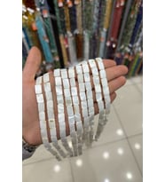 Sedef Taşı Dikdörtgen Kesim Parlak 10x15mm Doğal Taş Dizi