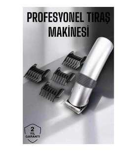 Mey İthalat® 4 Taraklı Taşınabilir Profesyonel Saç ve Sakal Kesme Tıraş Makinesi