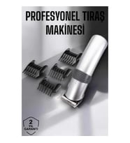 Mey İthalat® 4 Taraklı Taşınabilir Profesyonel Saç ve Sakal Kesme Tıraş Makinesi