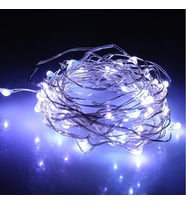 7 METRE YILBAŞI AĞACI IŞIĞI BEYAZ PİLLİ IŞIK PİLLİ BEYAZ LED IŞIK BEYAZ NOEL IŞIĞI YILBAŞI IŞIĞI