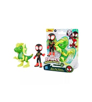 Marvel Spidey And His Amazing Friends Dino-Webs – Miles Morales & Electrosaurus 2'Li Figür Seti