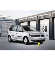 VW Touran 2011-2015 Ön Tampon Alt Orta Izgara Kromsuz Tip 1T0853677C