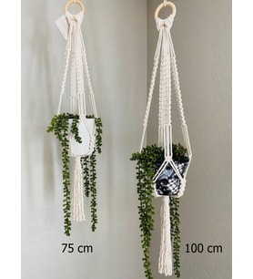 Makrome Saksılık Çiçeklik El İşi Çiçeklik Saksılık 100 cm