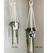 Makrome Saksılık Çiçeklik El İşi Çiçeklik Saksılık 100 cm