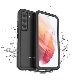 Samsung Galaxy S22 Plus Uyumlu Kılıf 1-1 Su Geçirmez Kılıf (Siyah)